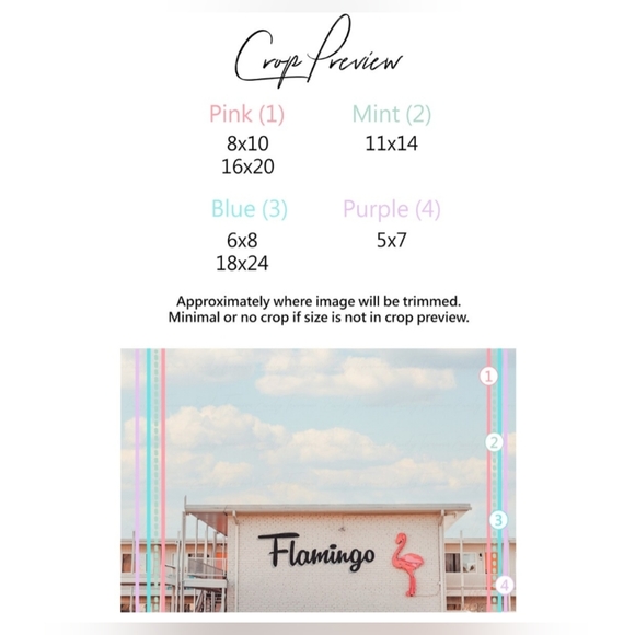 🦩 Tropical Vibes | 5x7 Postcard || retro art, gift, chic, beach, coastal, girly - Picture 4 of 9